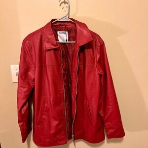 Garage Men's Vibrant Red Lightweight Jacket